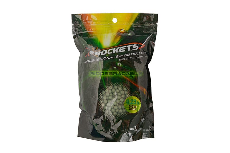 Rockets Professional BIO 0,23g BBs - 0,5kg - DARK GREEN