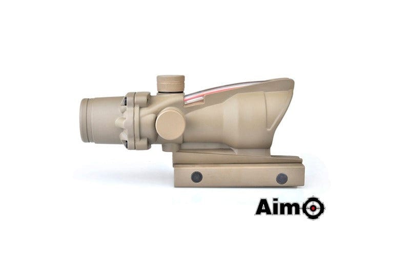 ACOG 4X32C (Fiber Optics Illumination) Replica - Tan by AIM-O on Airsoft Mania Europe