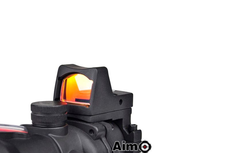 4X32C ACOG (Fiber Optics Illumination Sight + RMR) Replica - Black by AIM-O on Airsoft Mania Europe