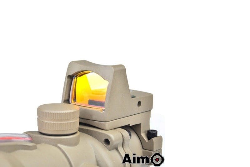 4X32C ACOG (Fibre Optics Illumination + RMR Sight) - Hellbraun