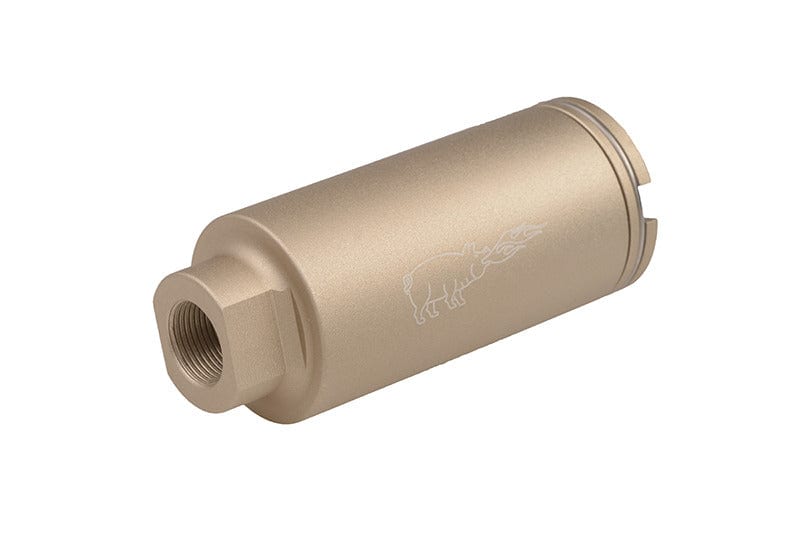 Close Killer Gas Concentrating Flash Hider - Tan by Element on Airsoft Mania Europe