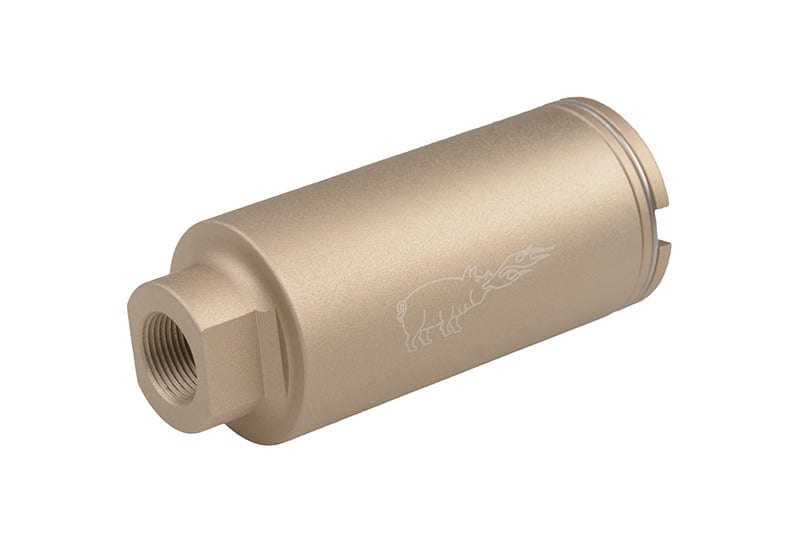 Flash hider / exit gas concentrator Skull Frog - Tan by Element on Airsoft Mania Europe