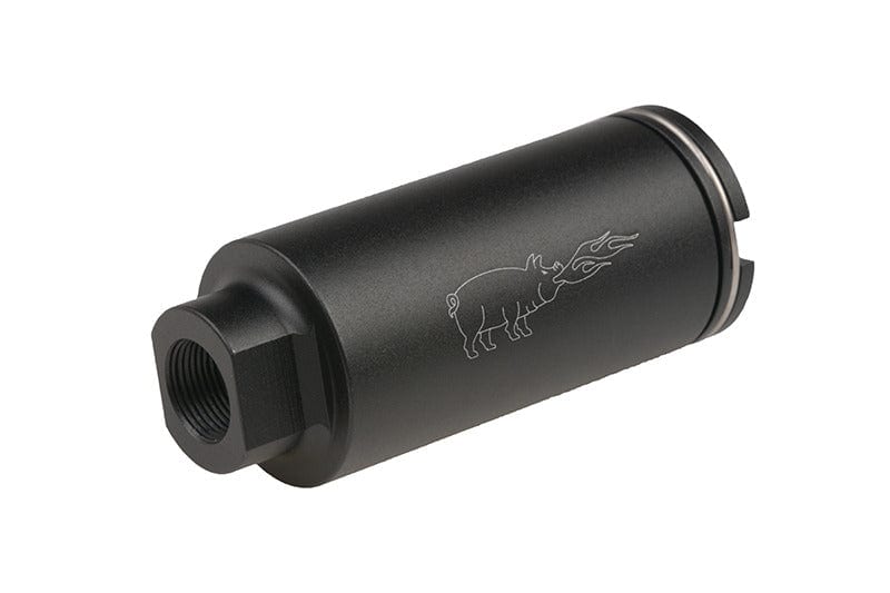 Navy Seal Gas Concentrating Flash Hider - Black by Element on Airsoft Mania Europe