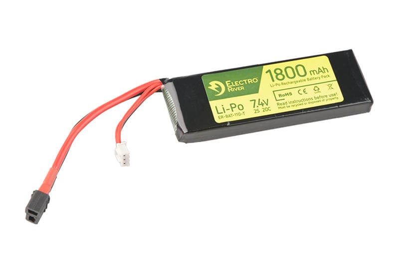 LiPo 7,4V 1800mAh 20/40C T-connect (DEANS) Battery