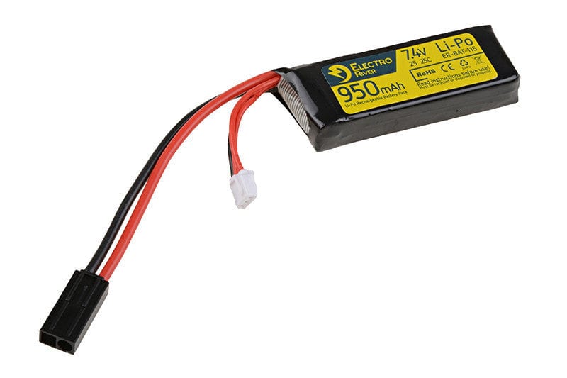 LiPo 7,4V 950mAh 25/50C T-connect (DEANS) Battery