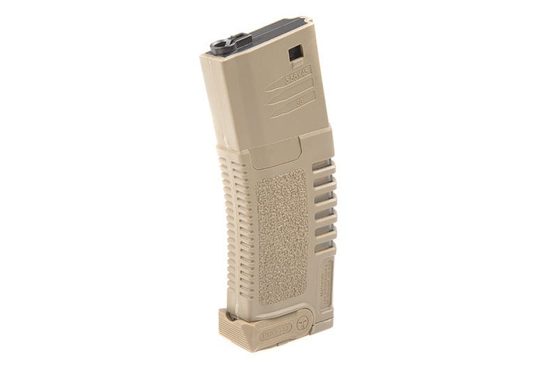 140rd PMG mid-cap magazine for M4/M16 type replicas - dark earth by AMOEBA on Airsoft Mania Europe