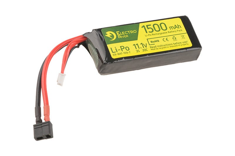 LiPo 11.1V 1500 mAh 20/40C T-connect (DEANS) Battery