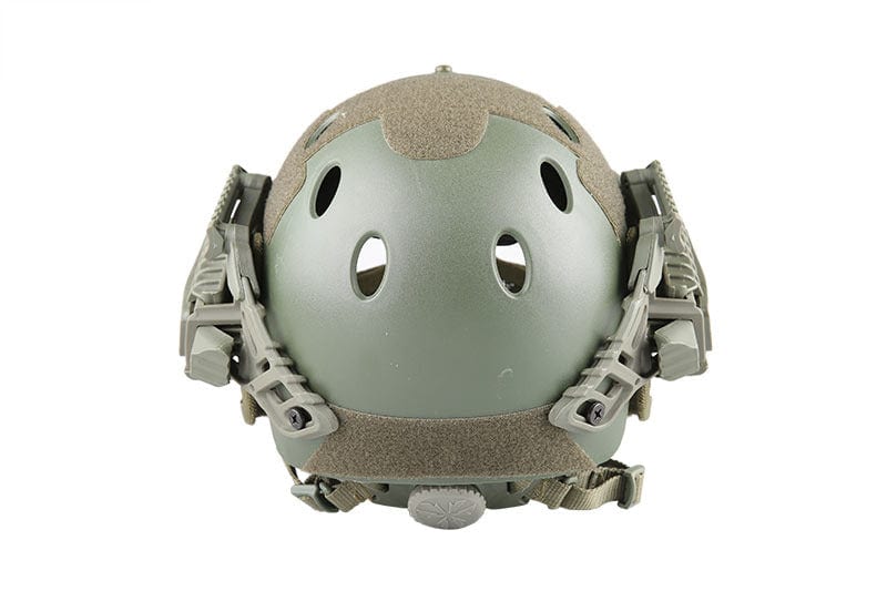 FAST PJ G4 System Helmet Replica with Face Shield - Olive Green by Emerson Gear on Airsoft Mania Europe