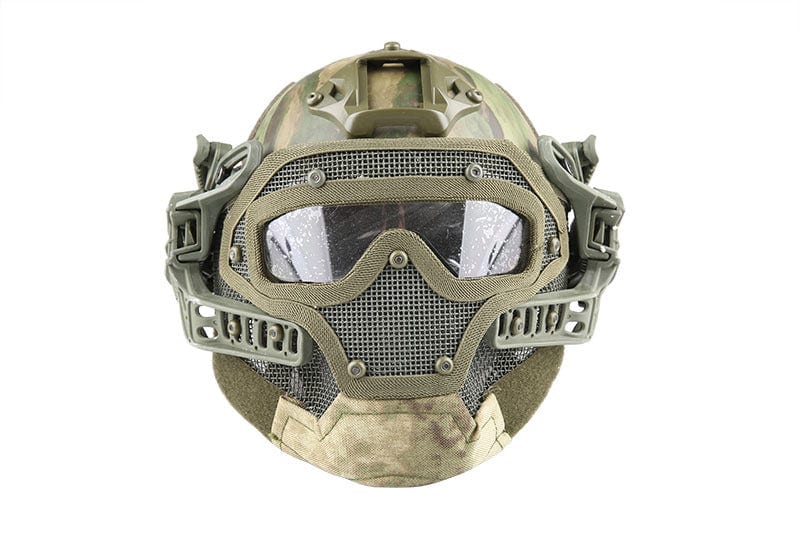 FAST PJ G4 System Helmet Replica with Face Shield - ATC-FG by Emerson Gear on Airsoft Mania Europe