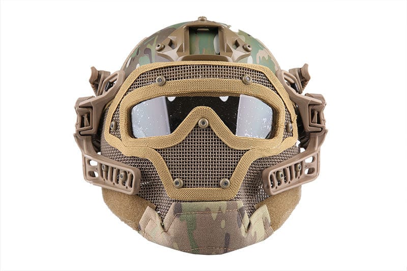 PJ FAST G4 system with Replica Helmet Face Shield - MC by Emerson Gear on Airsoft Mania Europe