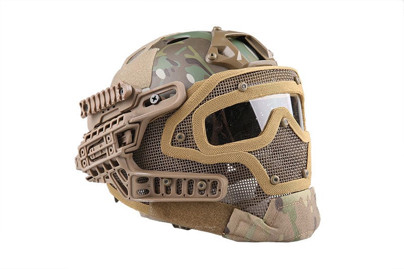 PJ FAST G4 system with Replica Helmet Face Shield - MC by Emerson Gear on Airsoft Mania Europe