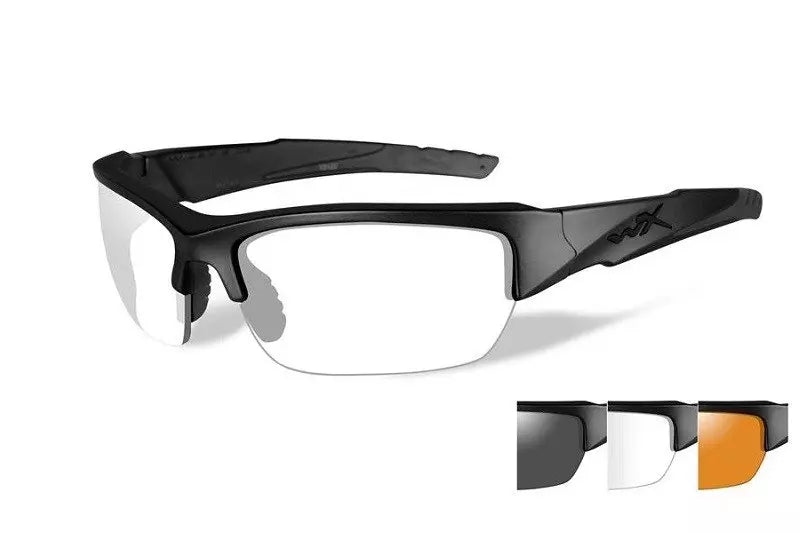 Wiley X® VALOR Glasses - Clear/Grey/Light Rust