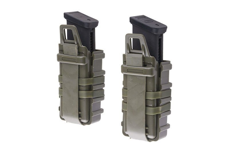 Double Open III (S) Pistolet Chargeur Pouch - Olive Drab