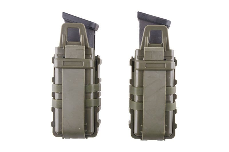 Double Open III (S) Pistolet Chargeur Pouch - Olive Drab
