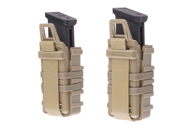 Tasca per caricatore per pistola Caricatore Open III (S) - Tasca Tan