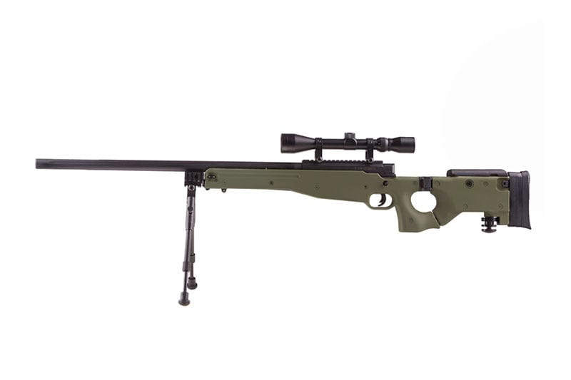 MB08A sniper rifle replica - with scope and bipod - olive