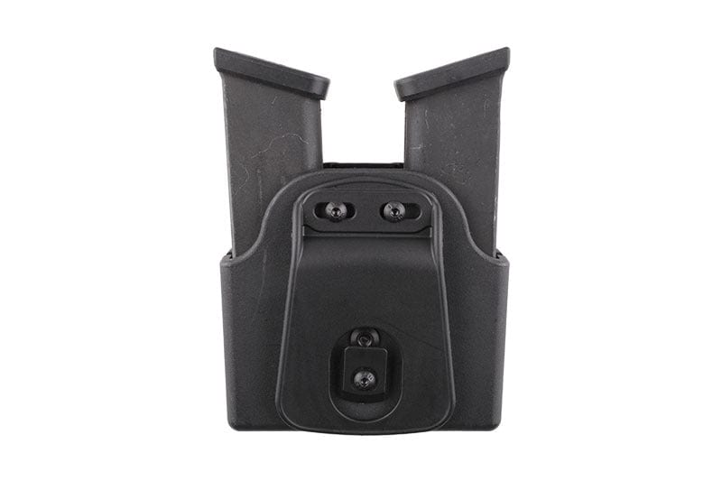 Double pistol magazine pouch (belt) - black by FMA on Airsoft Mania Europe