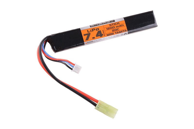 LiPo 7.4V 1200 mAh 20C Valken Energy Stick Battery Pack