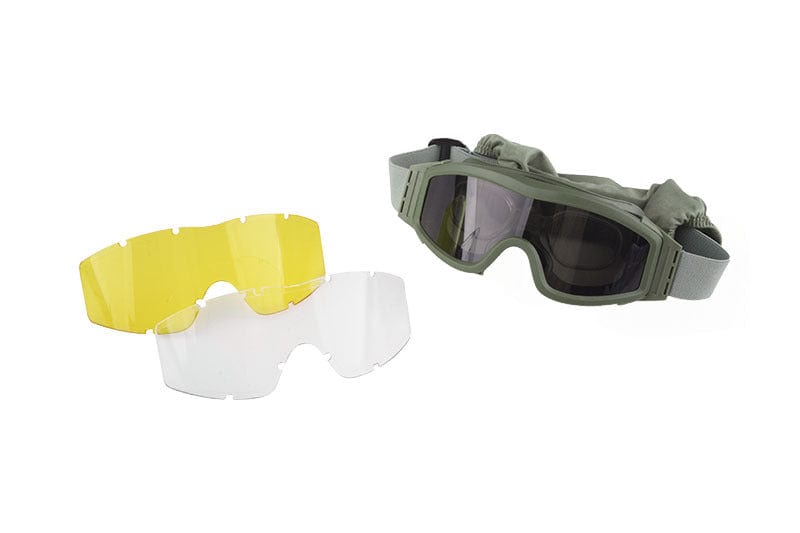 V-TAC Tango Goggles - Olive Drab by Valken on Airsoft Mania Europe