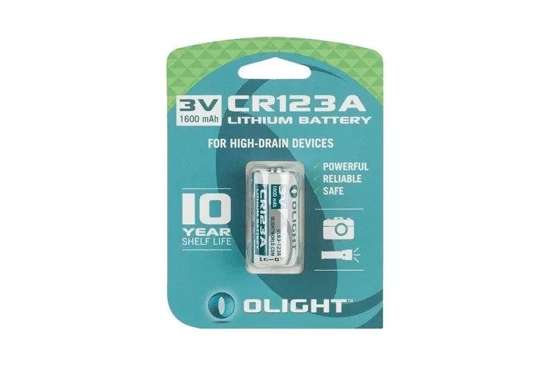 Batterie 3V CR123A Li-Fe 1600mAh
