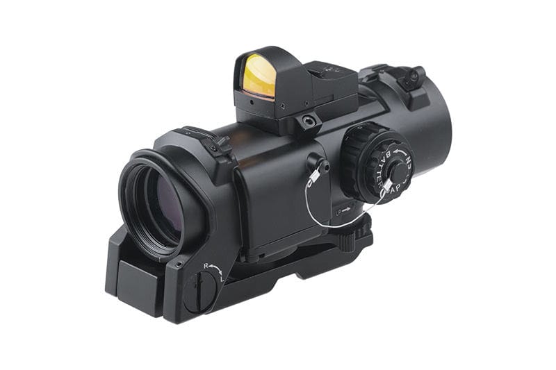 4x32E scope with micro dot collimator - black-Theta Optics-Airsoft Mania Europe