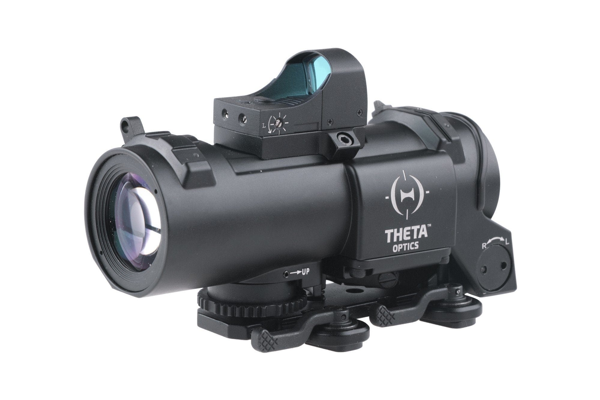 4x32E scope with micro dot collimator - black-Theta Optics-Airsoft Mania Europe