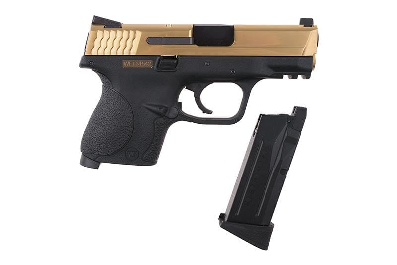 3.8 Little Bird Pistol Replica - Black/Gold by WE on Airsoft Mania Europe
