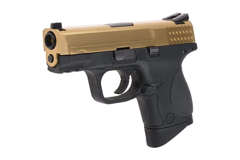 3.8 Little Bird Pistol Replica - Black/Gold by WE on Airsoft Mania Europe