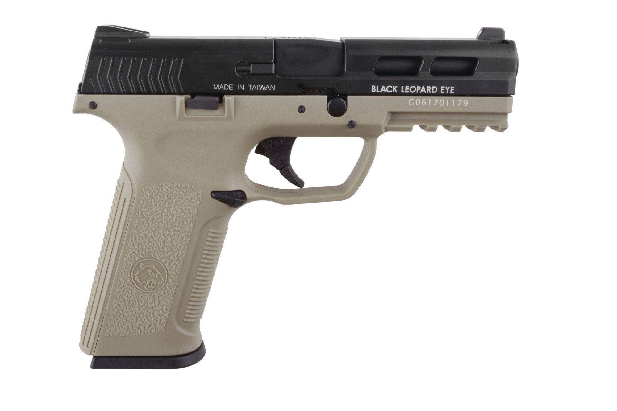 BLE XAE Pistol Replica - Black/Tan by ICS on Airsoft Mania Europe