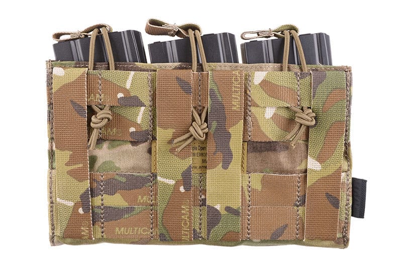 Triple Open Top 5.56 Pouch - Multicam® by Emerson Gear on Airsoft Mania Europe