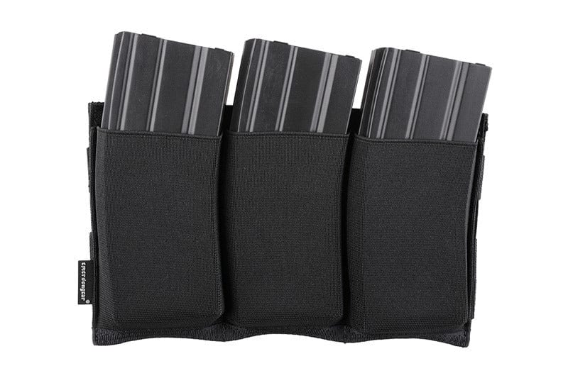 Triple Speed Pouch for M4 / M16 Magazines - Black by Emerson Gear on Airsoft Mania Europe