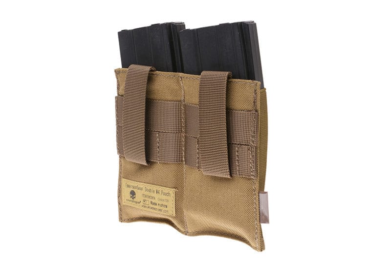 Double Speed Pouch for M4 / M16 Magazines - Coyote Brown by Emerson Gear on Airsoft Mania Europe