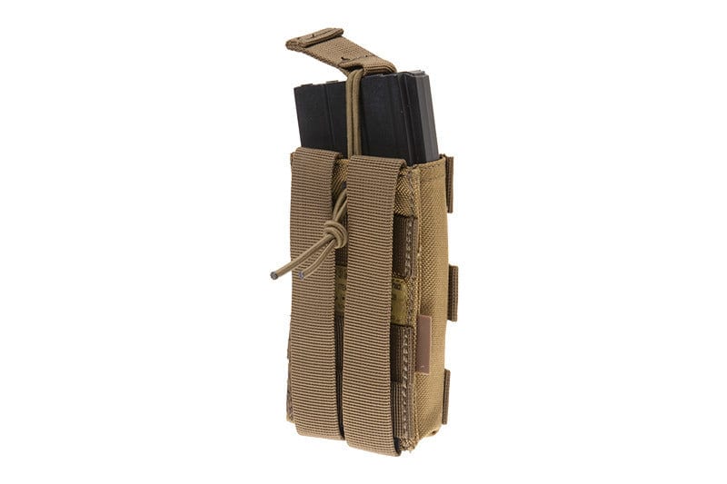 Open Top Shingle Pouch for M4/M16 Magazine - Coyote Brown by Emerson Gear on Airsoft Mania Europe