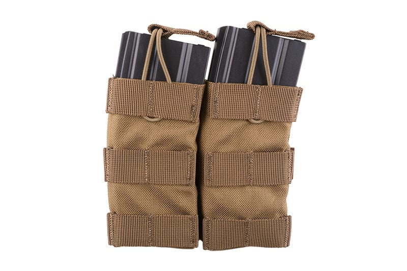Double Open Top Pouch for M4 / M16 Magazine - Coyote Brown by Emerson Gear on Airsoft Mania Europe