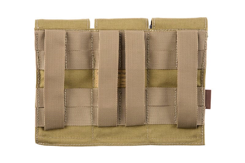 LBT triple Pouch for M4 / M16 Magazines - Khaki by Emerson Gear on Airsoft Mania Europe