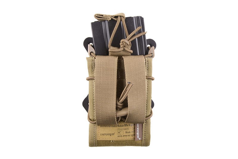 Double DMRMP Universal Pouch - Khaki by Emerson Gear on Airsoft Mania Europe