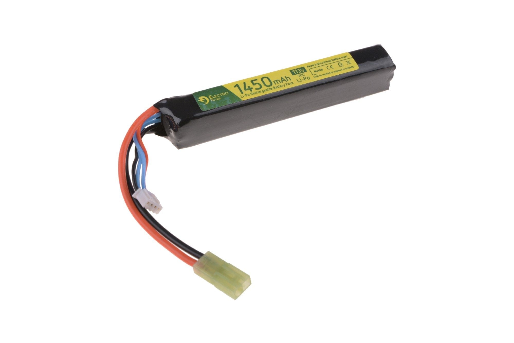 LiPo 11.1V 1450mAh 30C Battery by Electro River on Airsoft Mania Europe