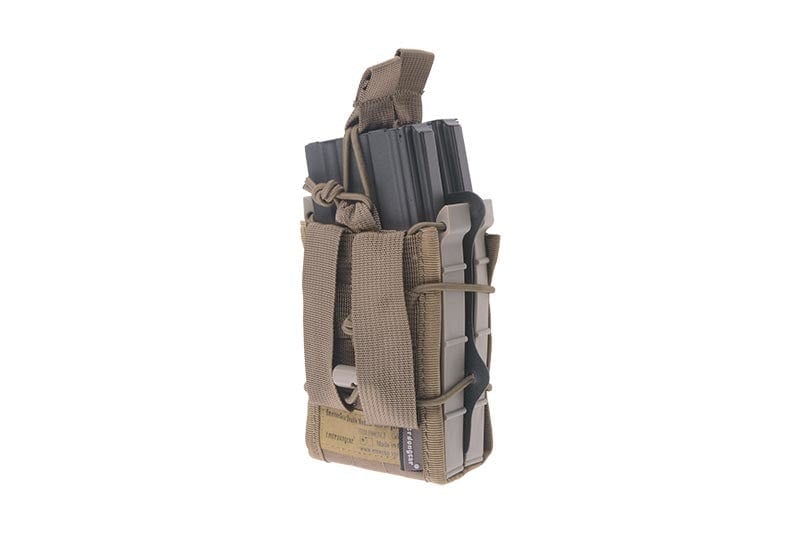 Double DMRMP Universal Pouch - Coyote Brown by Emerson Gear on Airsoft Mania Europe