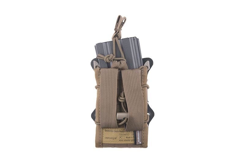 Double DMRMP Universal Pouch - Coyote Brown by Emerson Gear on Airsoft Mania Europe