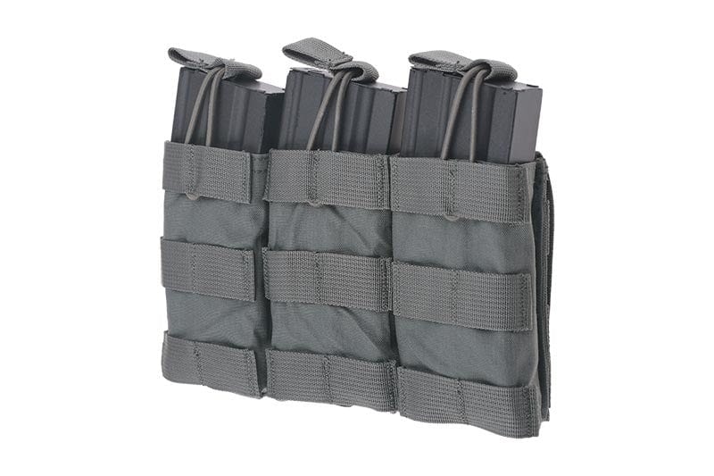 Triple Open Top Pouch for M4/M16 Magazine - foliage green
