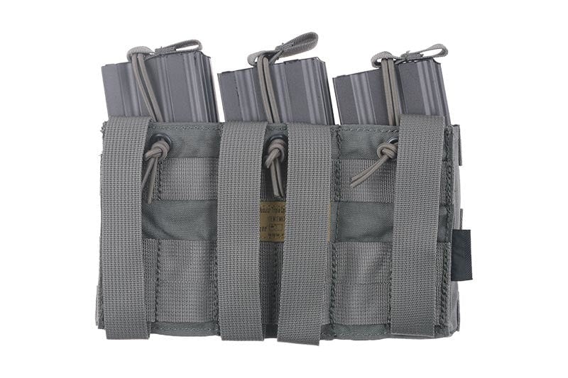 Triple Open Top Pouch for M4 / M16 Magazine - green foliage by Emerson Gear on Airsoft Mania Europe