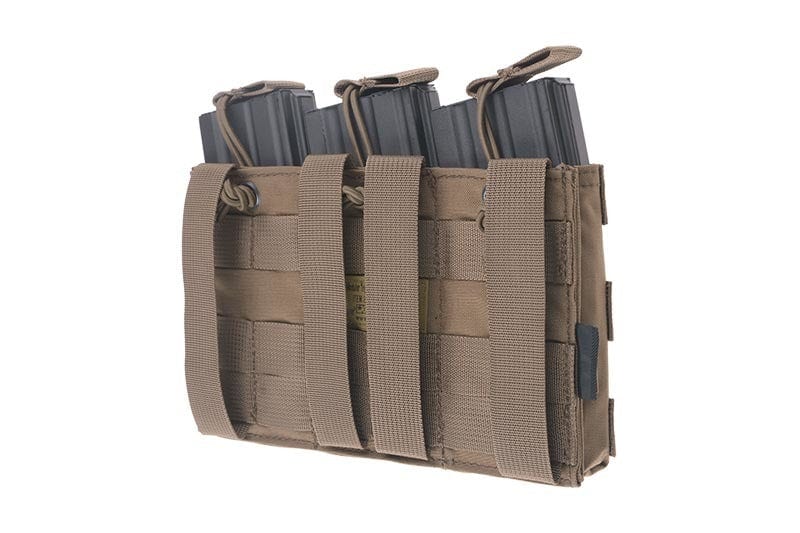 Triple Open Top Pouch for M4 / M16 Magazine - coyote brown by Emerson Gear on Airsoft Mania Europe