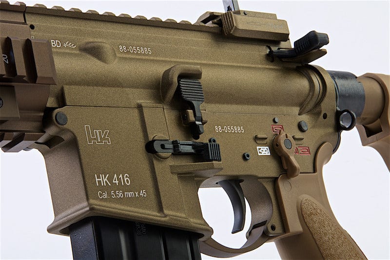 A5 GBBR HK416 carbine replica - tan by Umarex on Airsoft Mania Europe