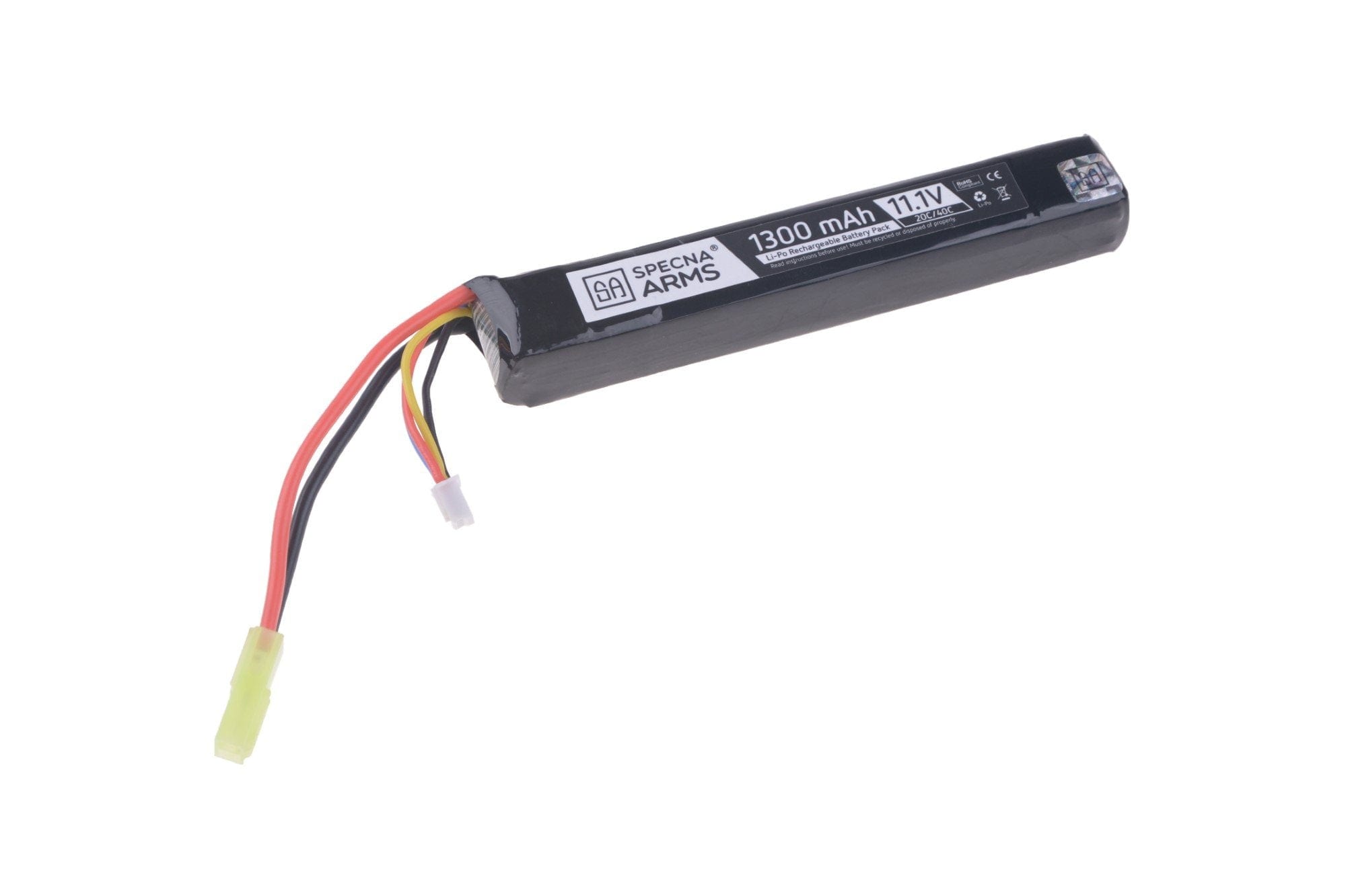 1300mAh LiPo battery 11,1V 20 / 40C by Specna Arms on Airsoft Mania Europe