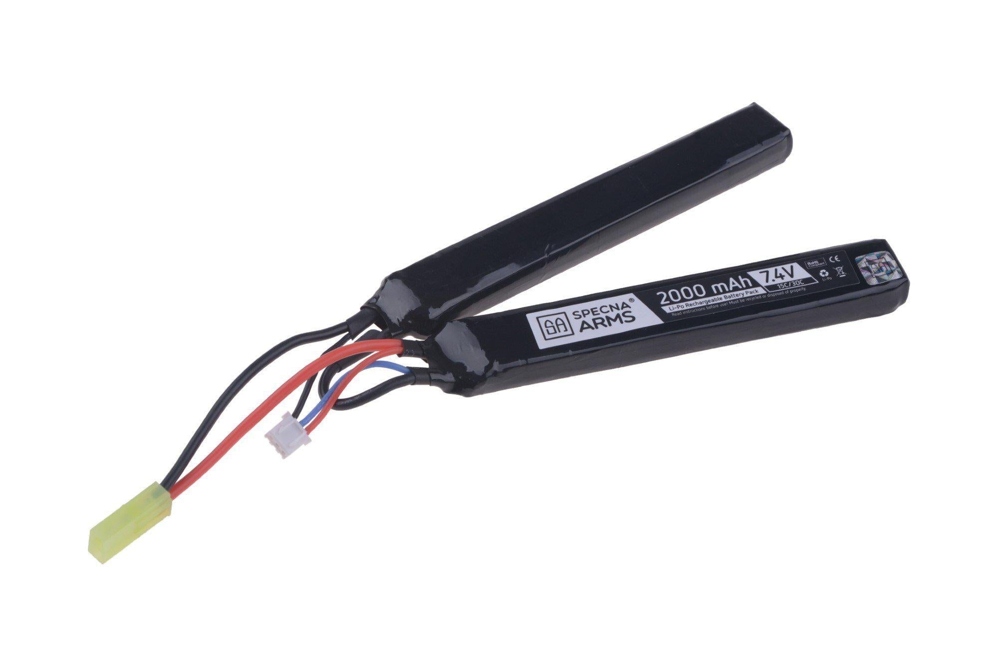 LiPo battery 7.4V 2000mAh 15 / 30C - Module 2 by Specna Arms on Airsoft Mania Europe