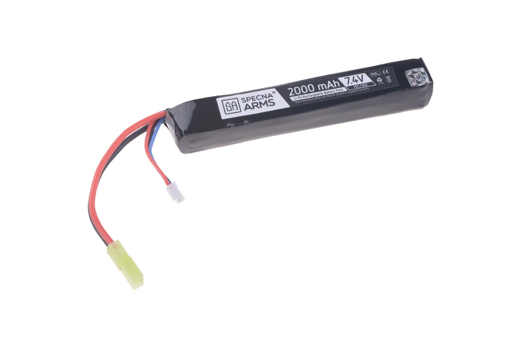 7.4V 2000mAh LiPo battery 15 / 30C by Specna Arms on Airsoft Mania Europe