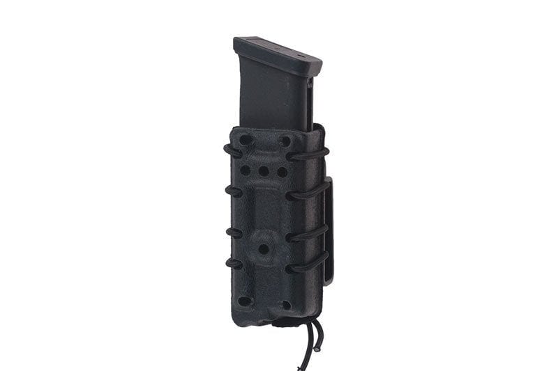Ładownica na magazynek pistoletowy (wersja z dodatkowym wypełnieniem) (QD na pas) - czarna