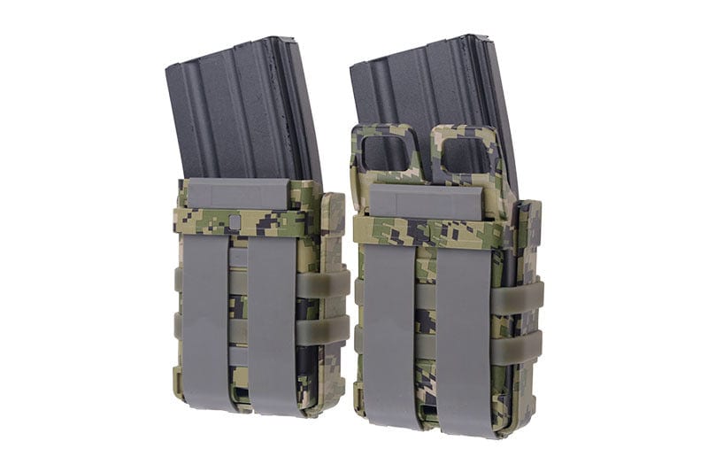 Set of 2 FAST 5.56 Magazine Pouches - AOR2 by FMA on Airsoft Mania Europe