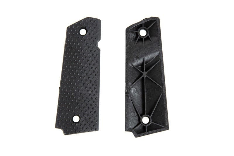 TYPE A polymer grip panels for Colt 1911 - black by FMA on Airsoft Mania Europe