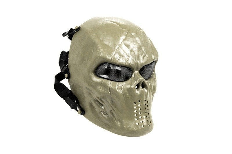Masque de terreur squelette - Feuillage Vert